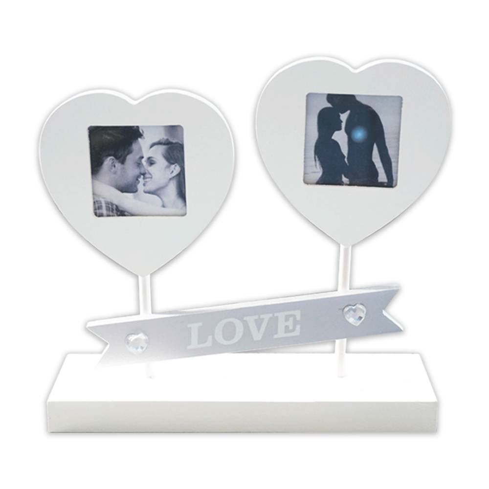 Porte photo double love