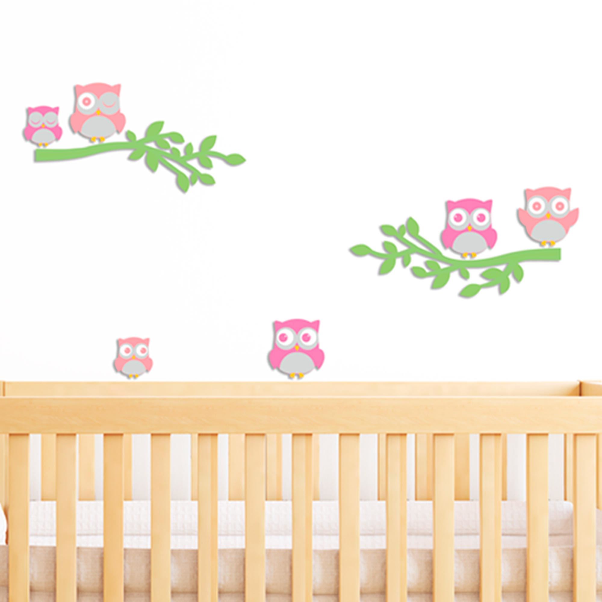 Sticker relief chouette
