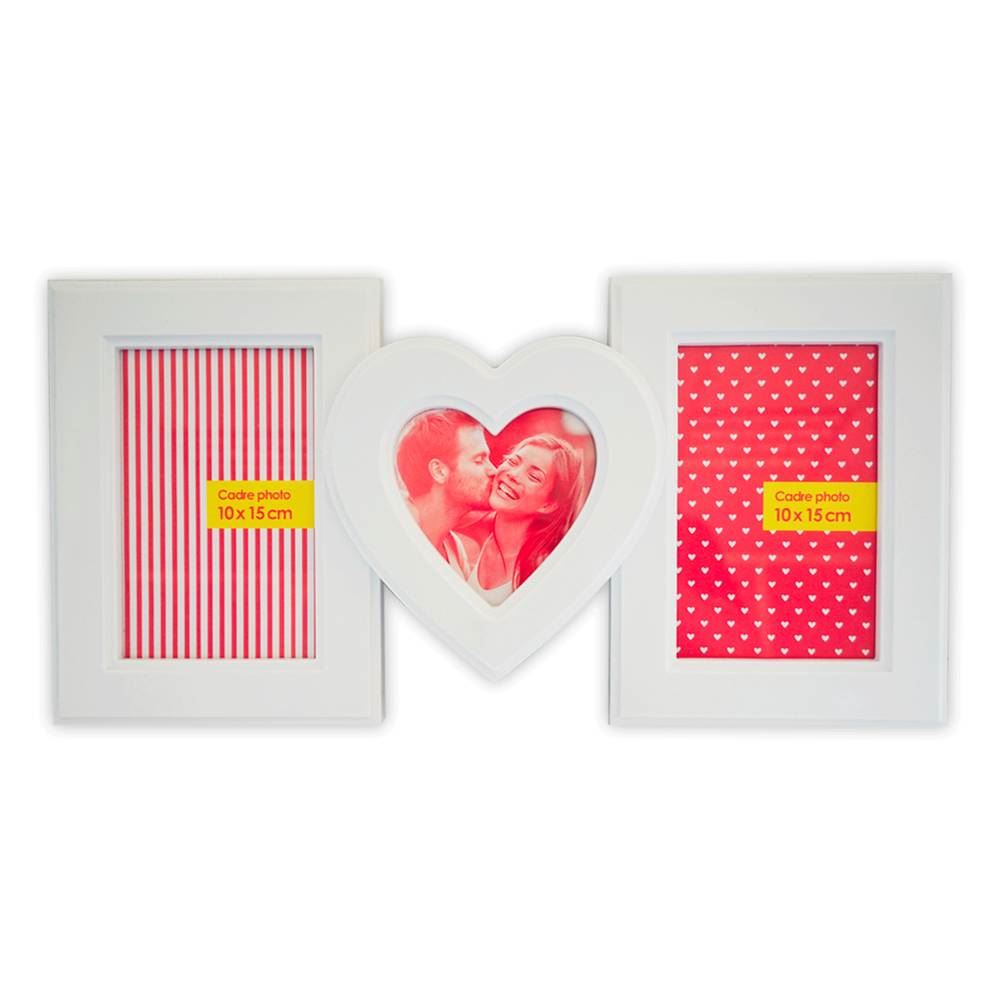 Cadre coeur 3vues