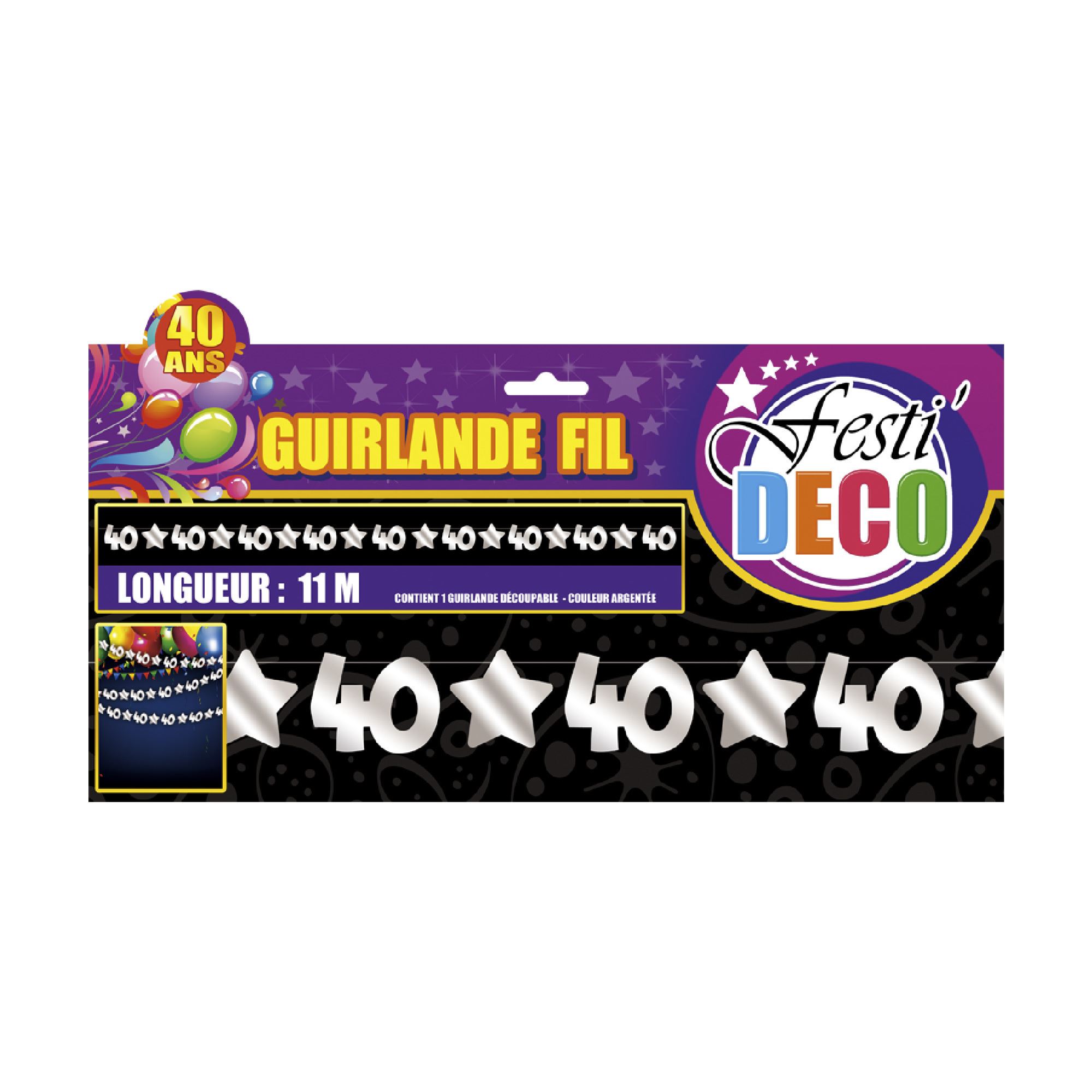 Guirlande fil 40aine