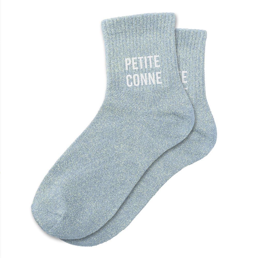 Chaussettes paillettes petite conne
