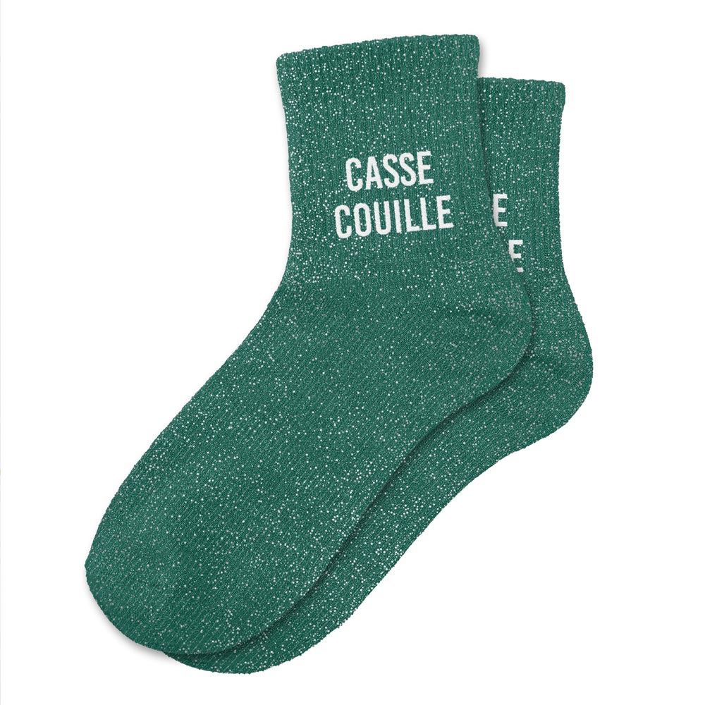 Chaussettes paillettes casse couille
