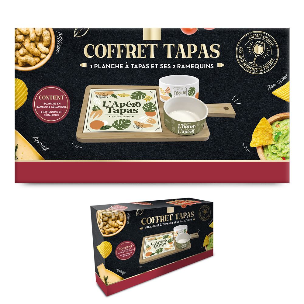 Coffret tapas 2services apero
