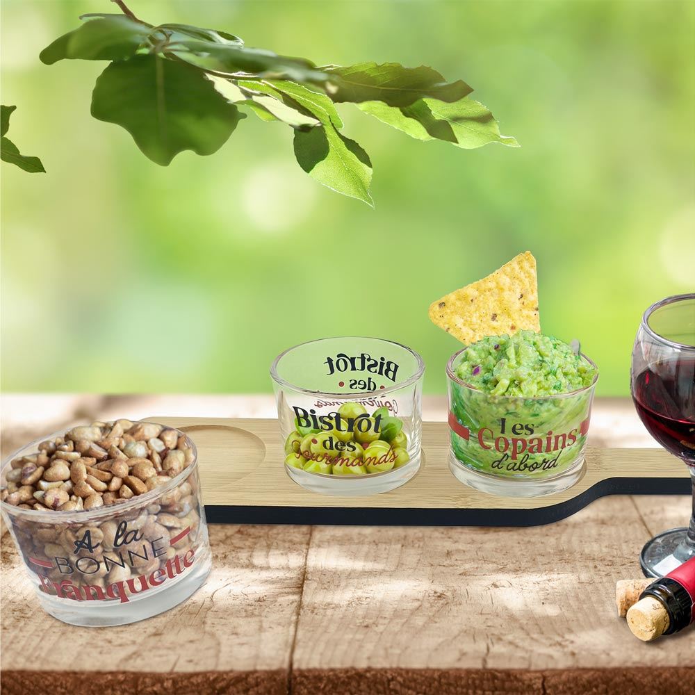 Coffret service apero style bistrot
