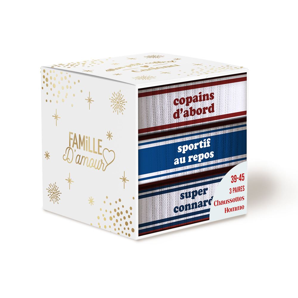 Coffret trio chaussettes copains dabord