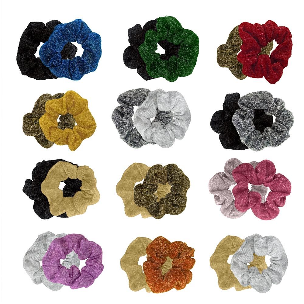 Display chouchous paillettes 12mods /96pcs