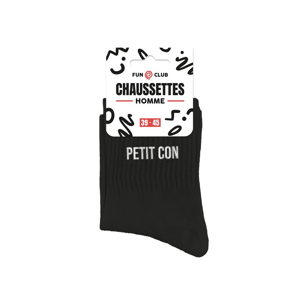Chaussettes noires petit con homme