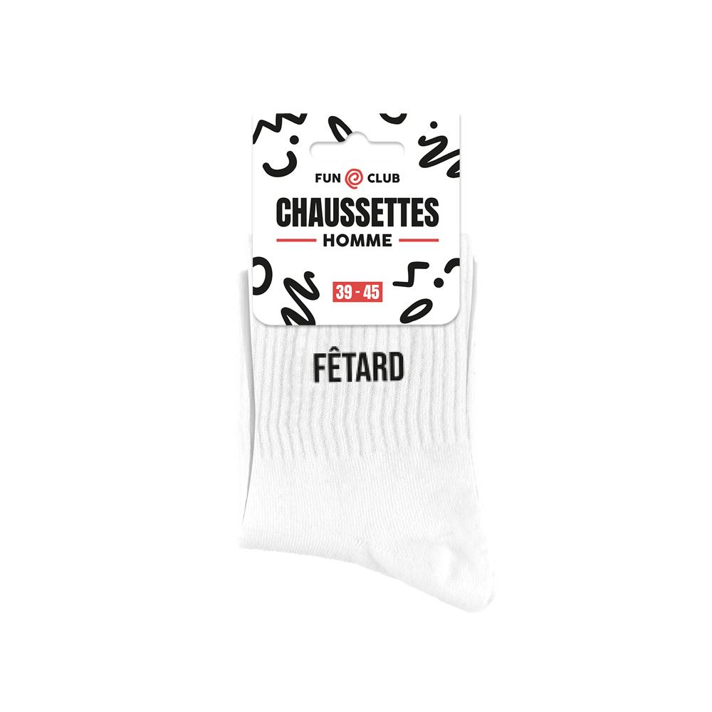 Chaussettes blanches fetard homme