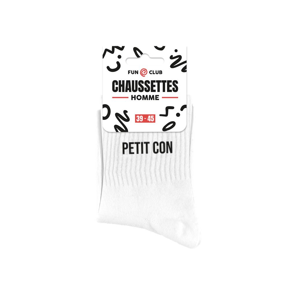 Chaussettes blanches petit con homme