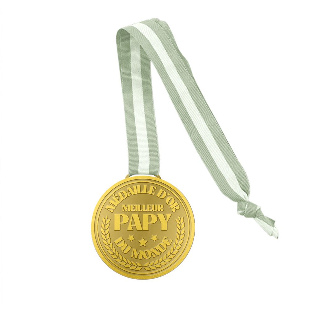 Medaille dor meilleur papy