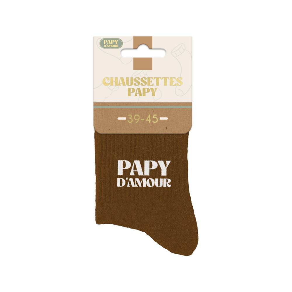 Chaussettes courtes papy damour