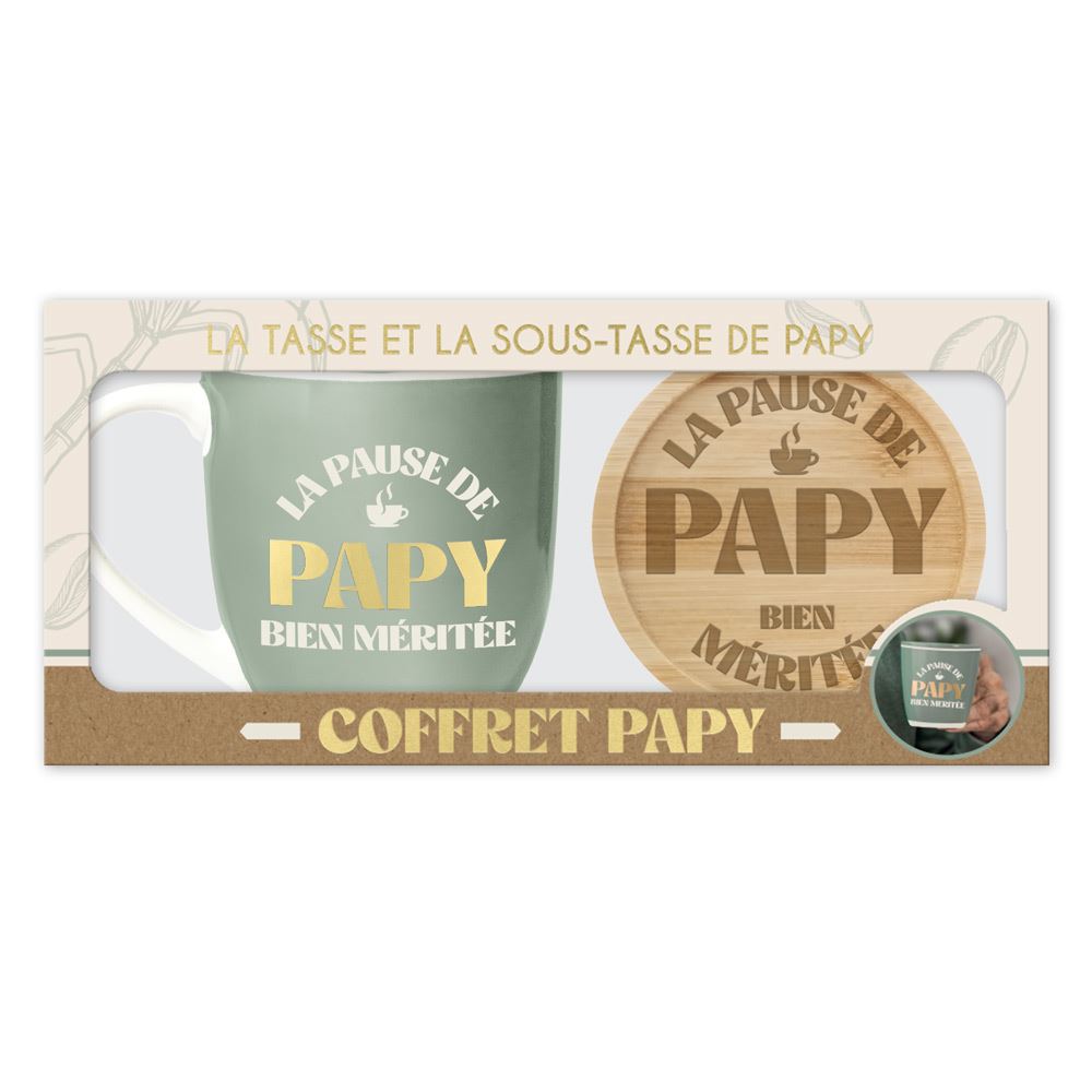 Coffret tasse de papy