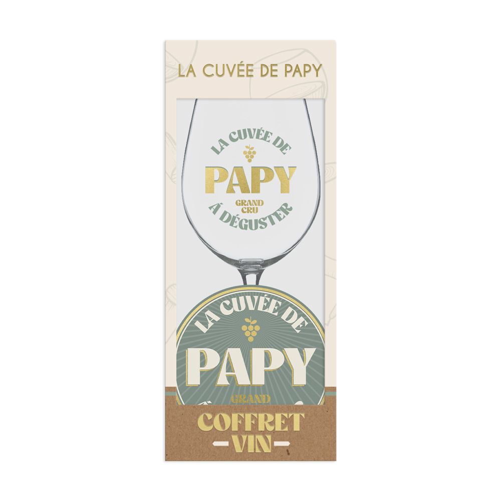 Coffret vin papy