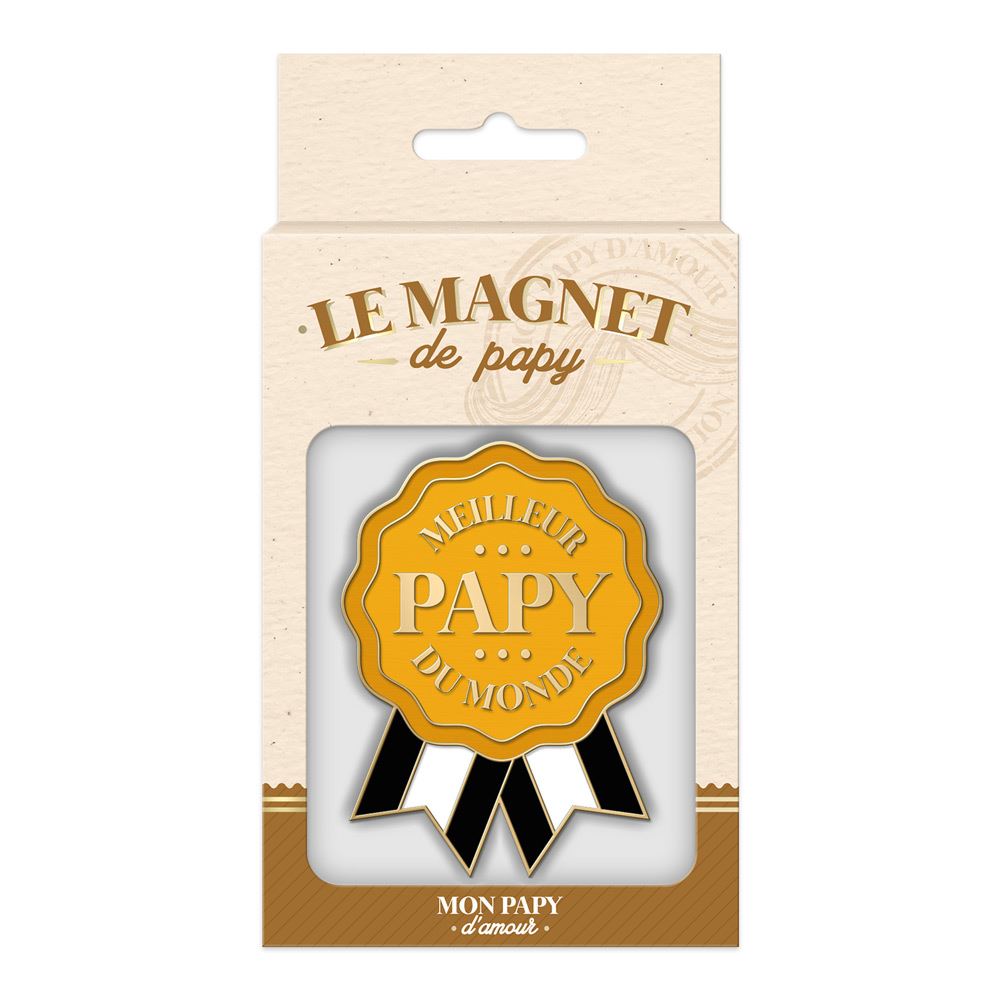 Magnet meilleur papy du monde