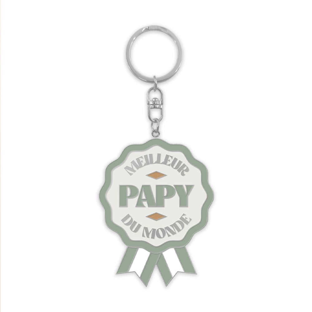 Porte cles meilleur papy du monde