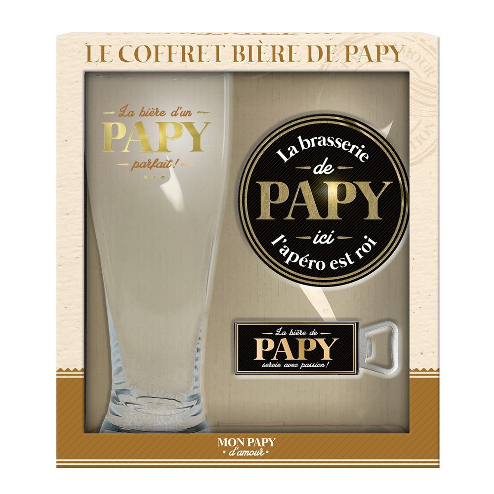 Coffret biere papy damour