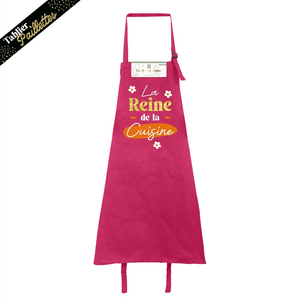 Tablier affectif reine de la cuisine
