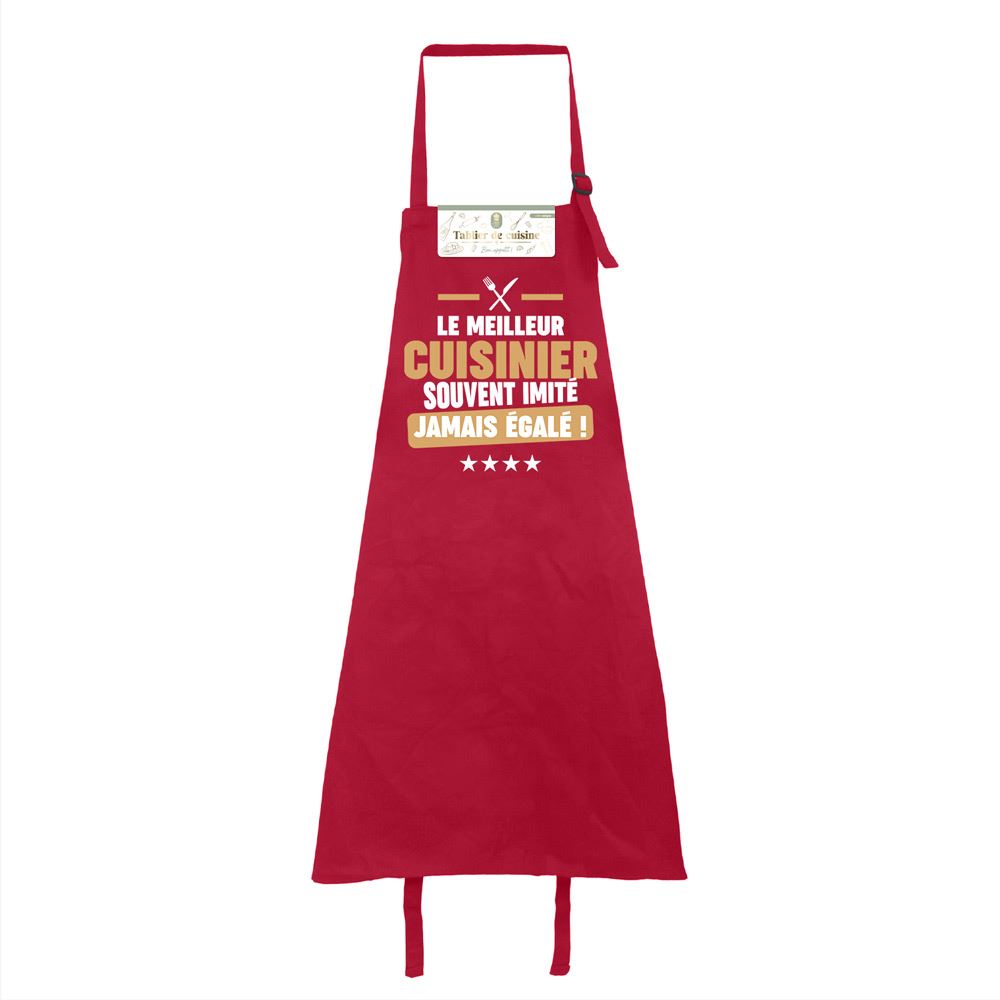 Tablier affectif meilleur cuisinier
