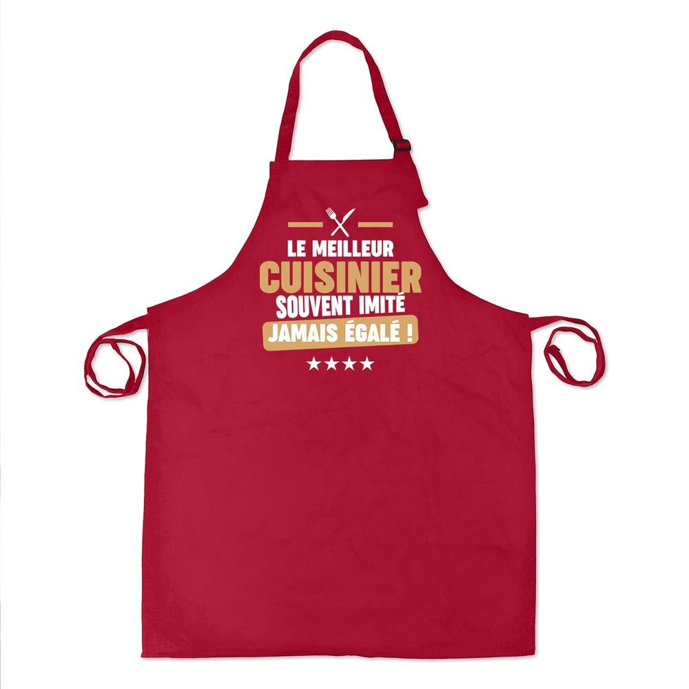 Tablier affectif meilleur cuisinier
