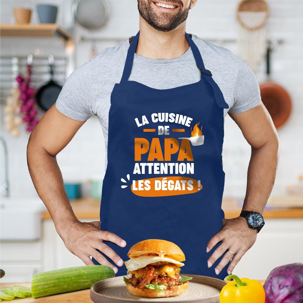 Tablier affectif papa
