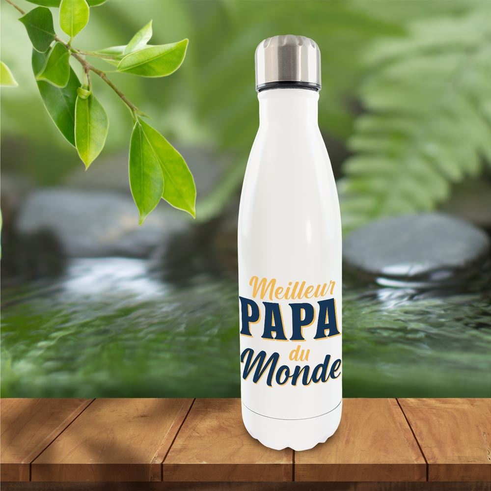 Gourde isotherme meilleur papa du monde