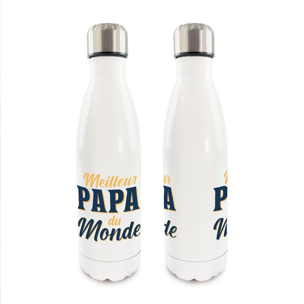 Gourde isotherme meilleur papa du monde
