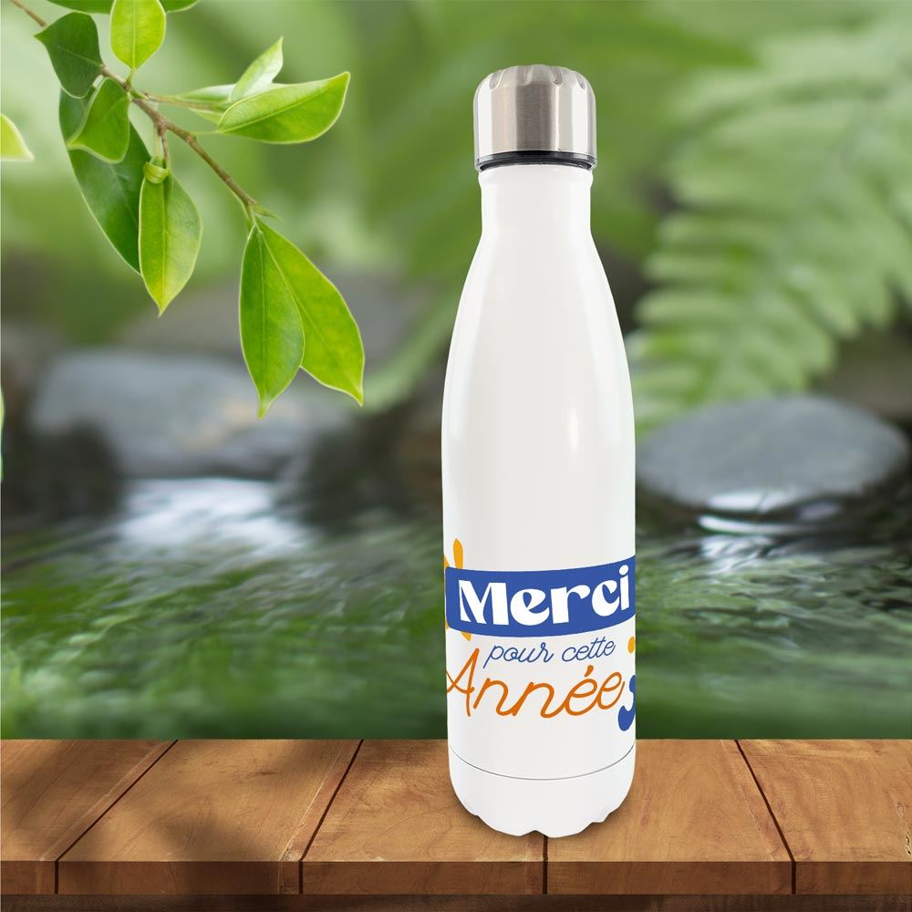 Gourde isotherme merci pour cette annee
