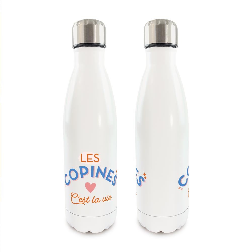 Gourde isotherme les copines cest la vie
