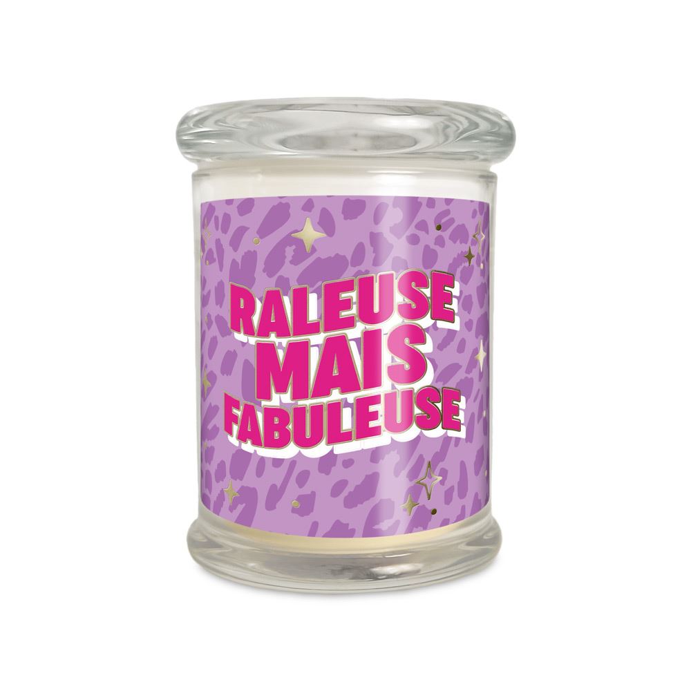 Bougie verre coton raleuse mais fabuleuse 
