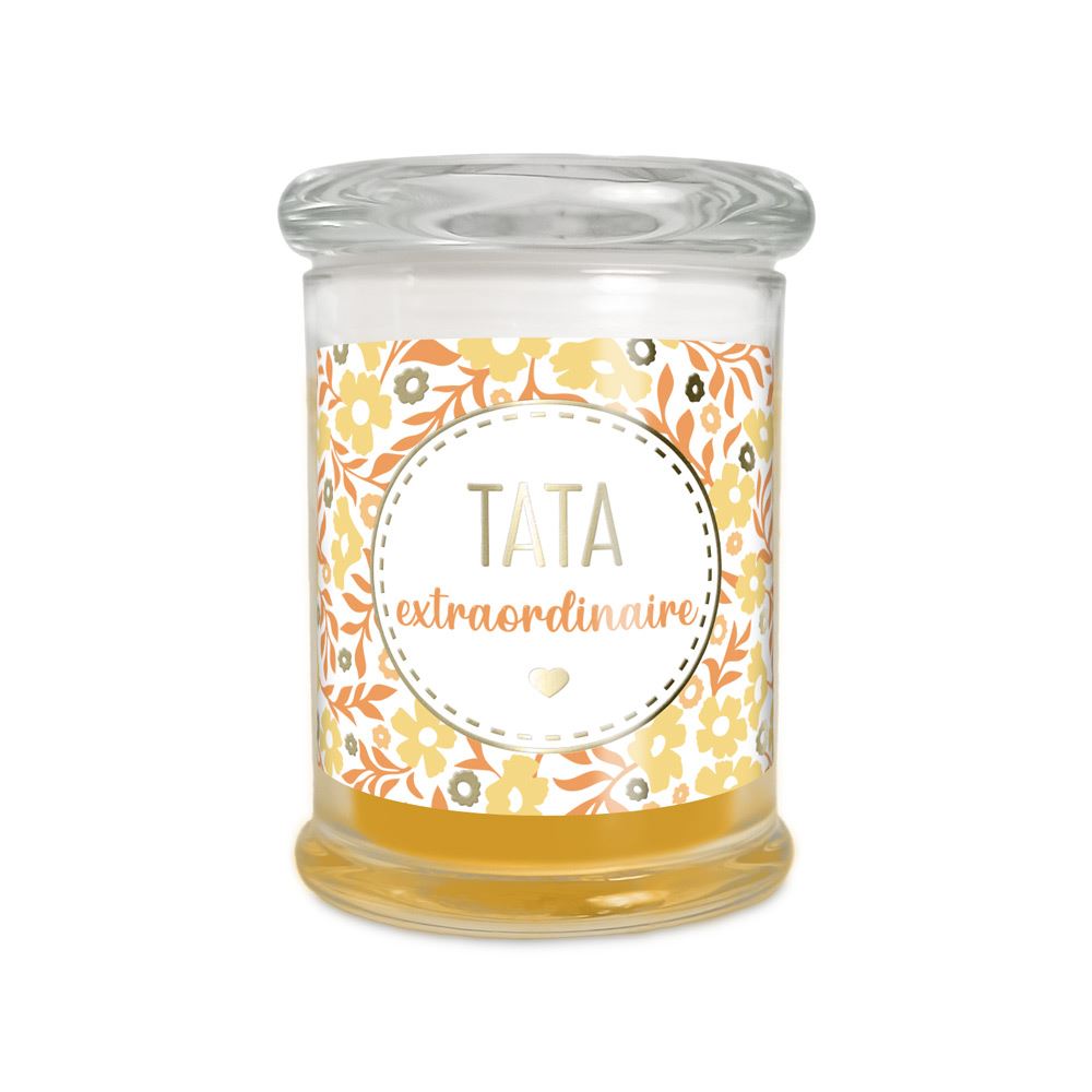 Bougie verre vanille tata extraordinaire