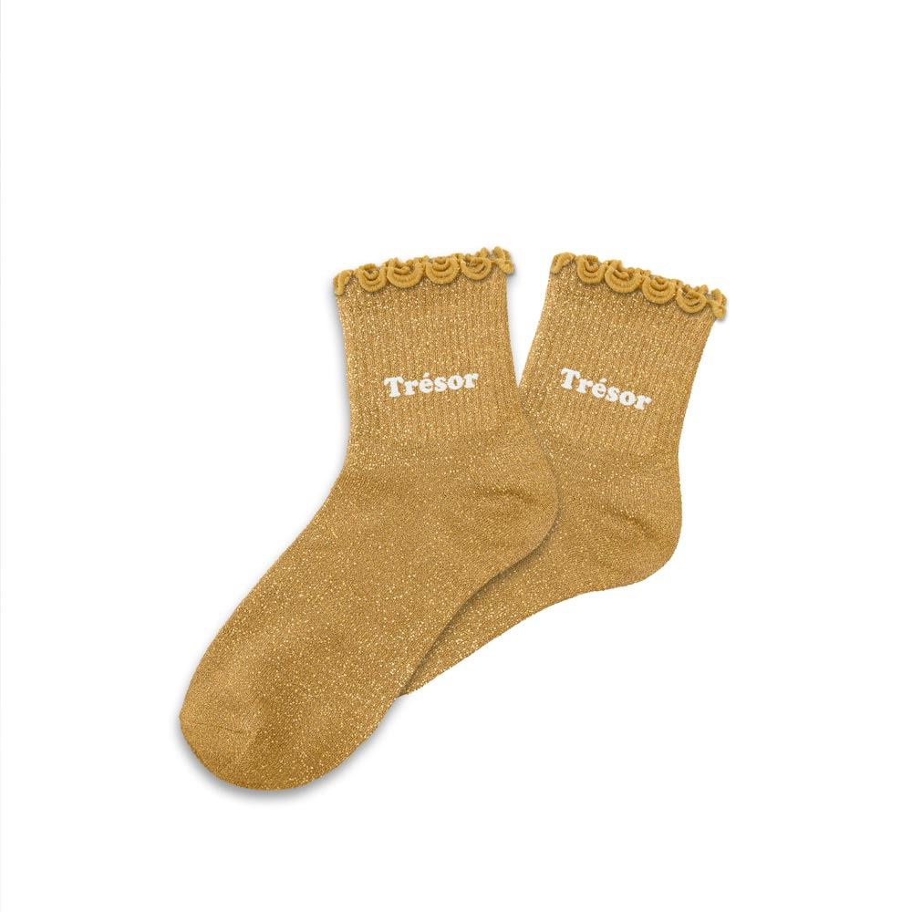 Chaussettes paillettes enfant tresor 3-6ans fille