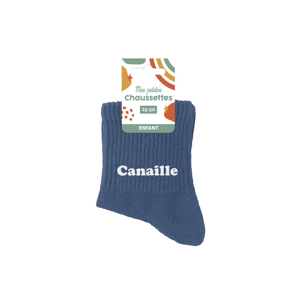 Chaussettes enfant canaille 3-6ans garcon
