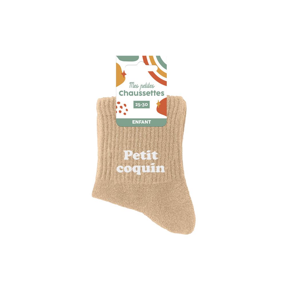 Chaussettes enfant petit coquin 3-6ans garcon 
