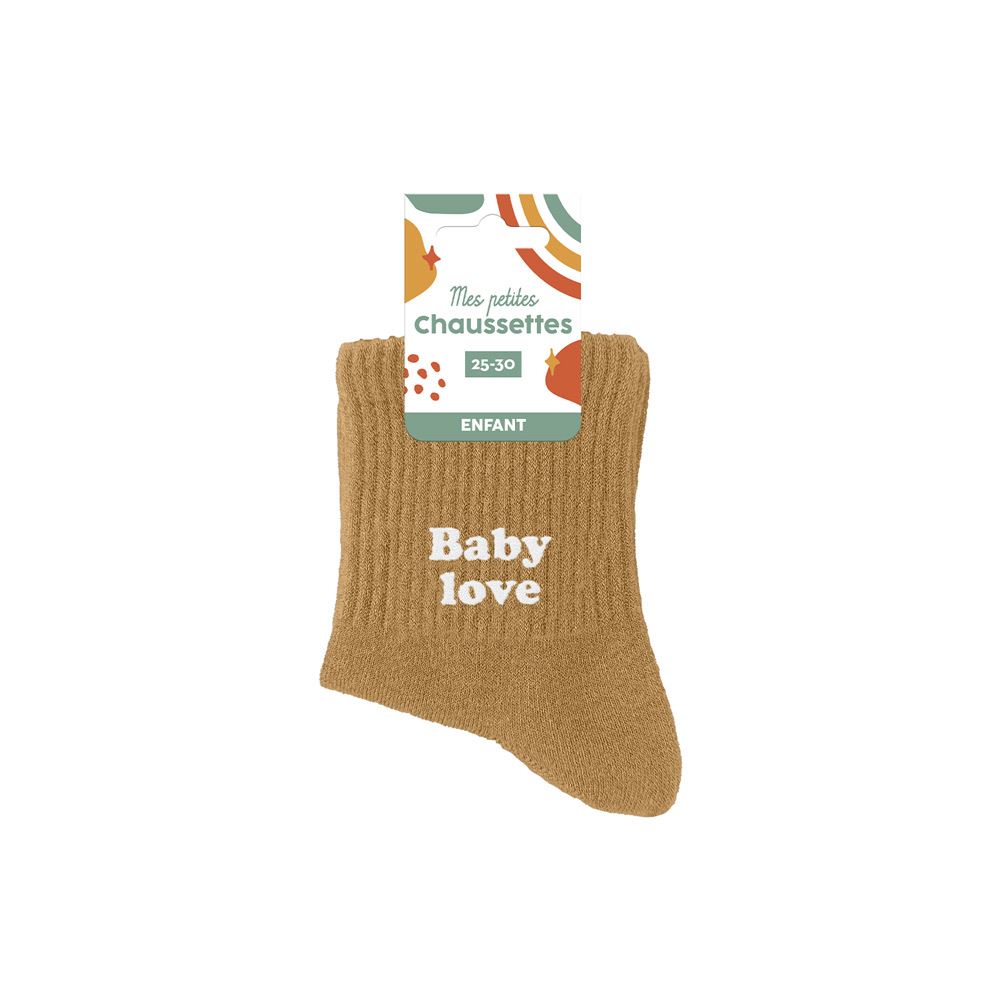 Chaussettes enfant baby love 3-6ans garcon 
