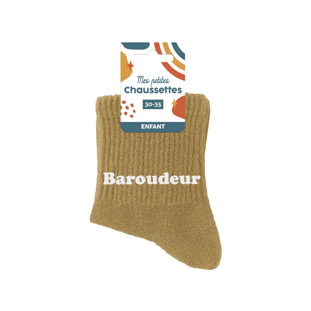 Chaussettes enfant baroudeur 6-10ans garcon
