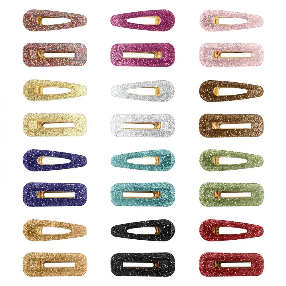 Display barrettes paillettes 12mods /96pcs