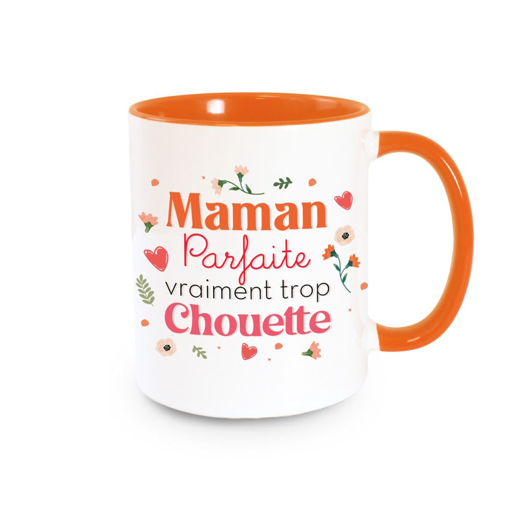Mug orange maman parfaite