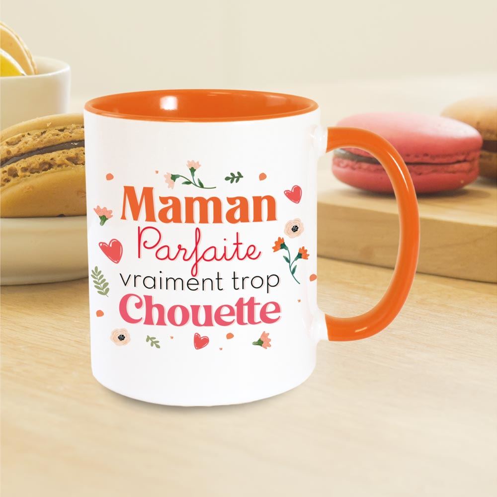 Mug orange maman parfaite