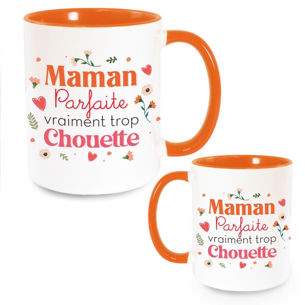 Mug orange maman parfaite