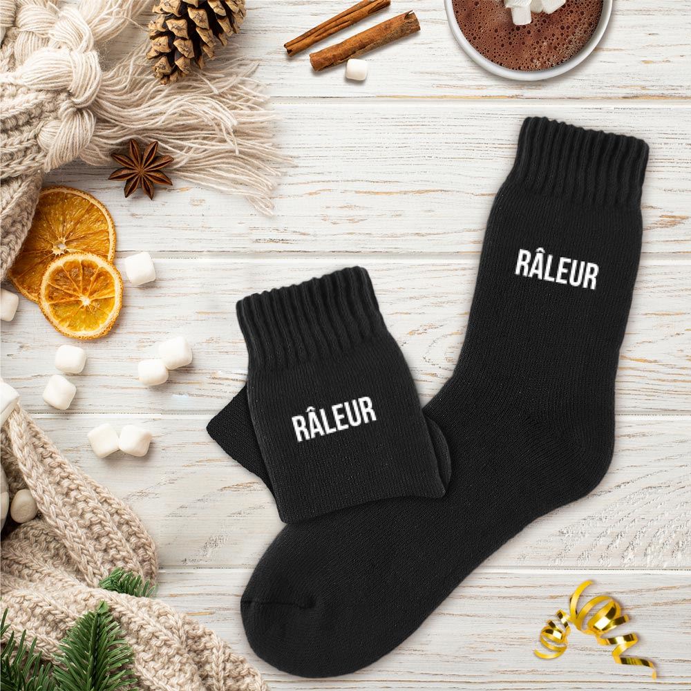 Chaussettes hiver homme raleur