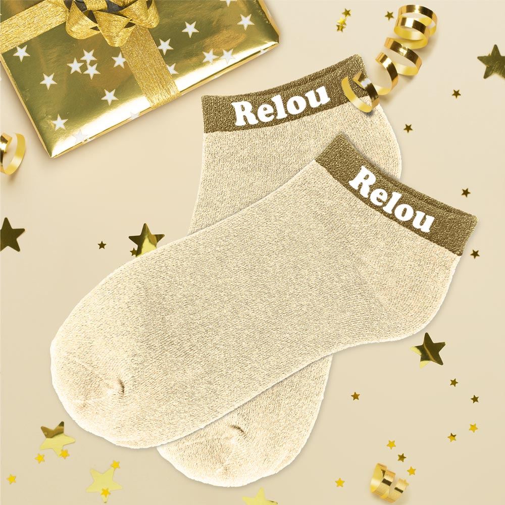 Socquettes paillettes relou