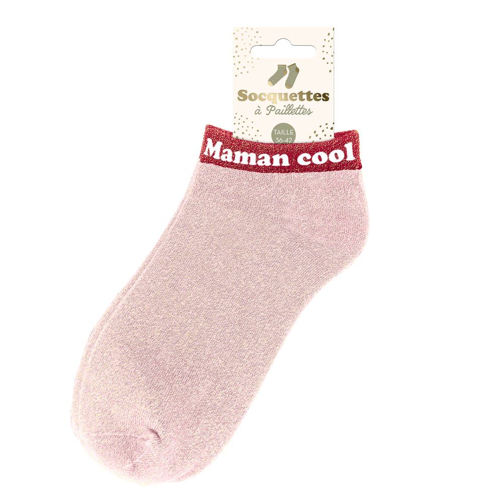 Socquettes paillettes maman cool