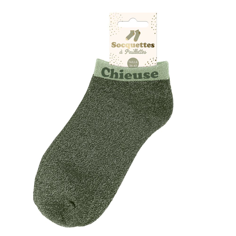 Socquettes paillettes chieuse