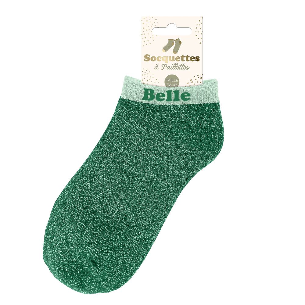Socquettes paillettes belle