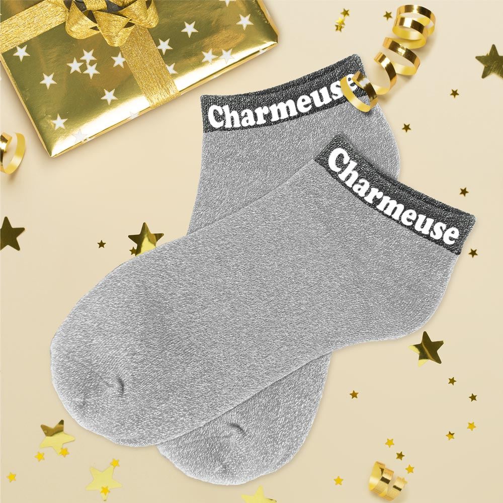 Socquettes paillettes charmeuse