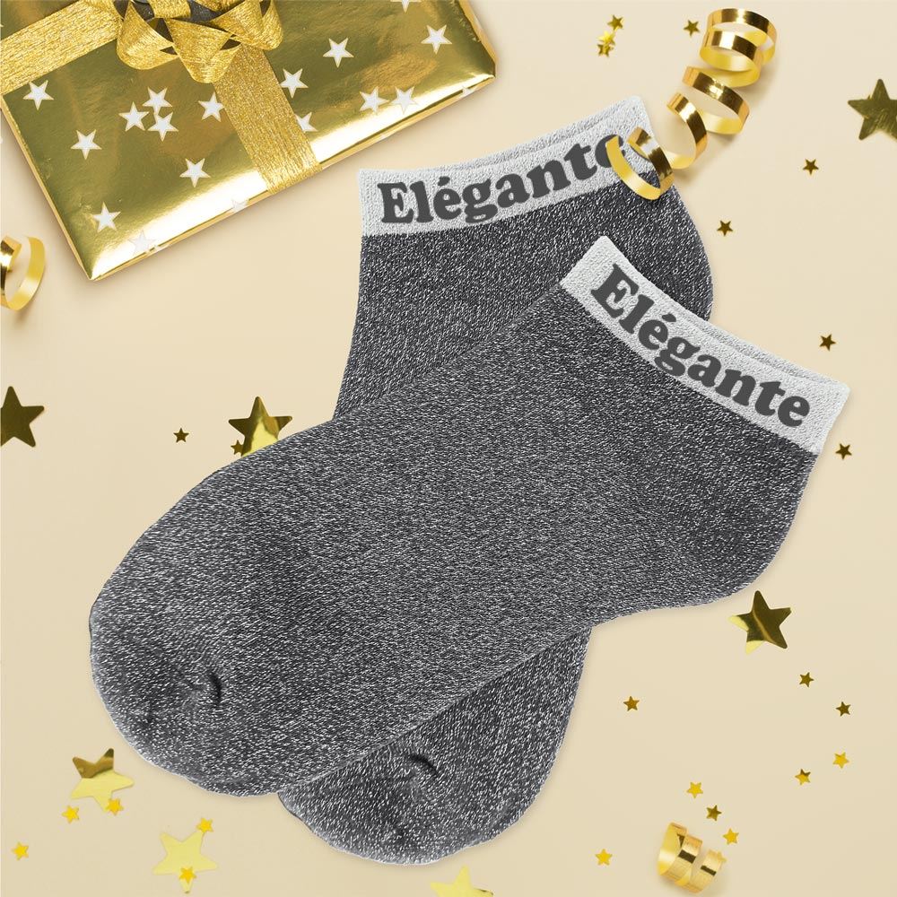 Socquettes paillettes elegante