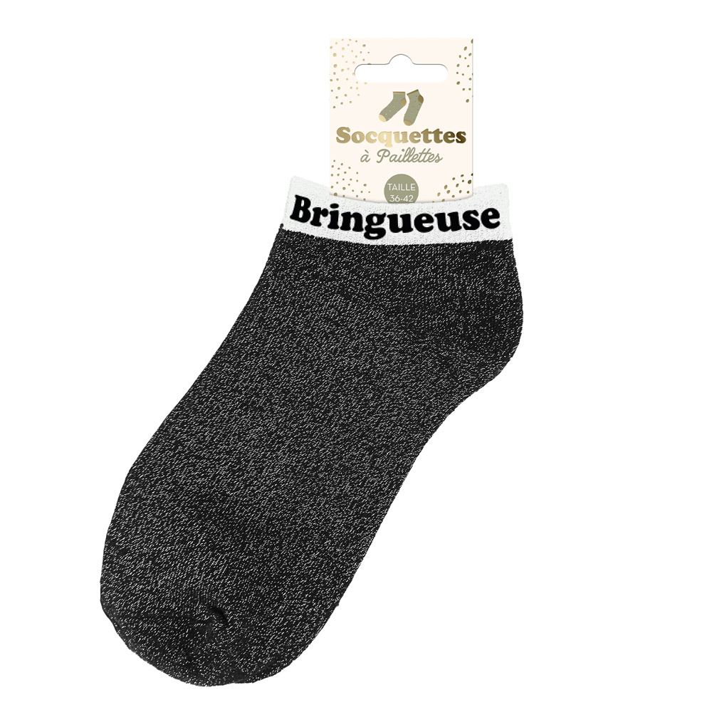 Socquettes paillettes bringueuse