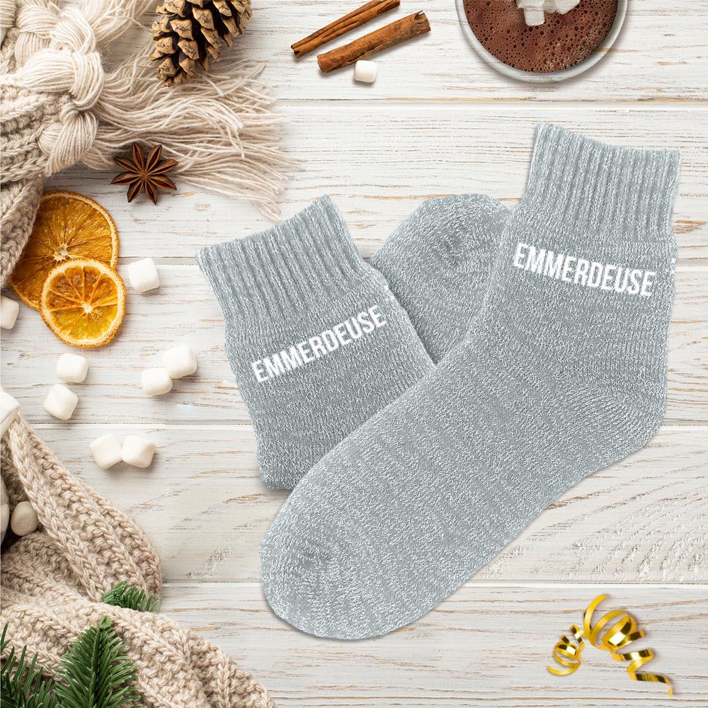 Chaussettes hiver femme emmerdeuse