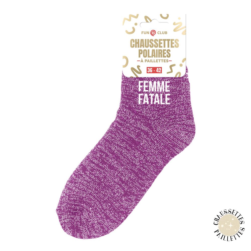 Chaussettes hiver femme femme fatale