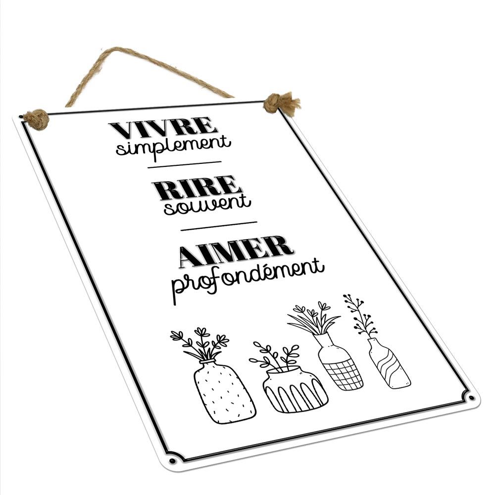 Rubrique Plaques Déco & Mots à Suspendre / à Poser